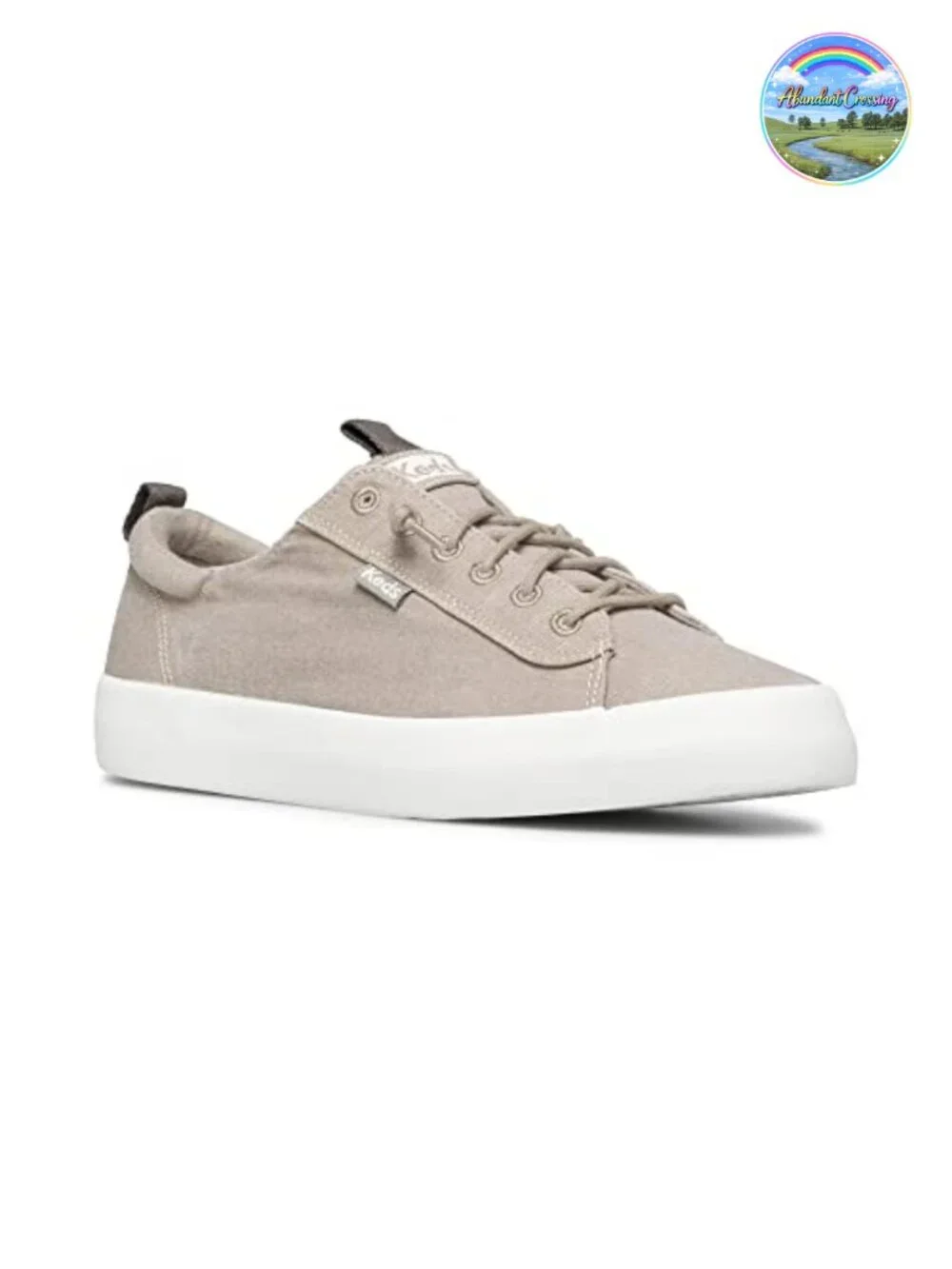 Women's Cotton Canvas Slip-On Fashion Sneakers with Cushioned Insole